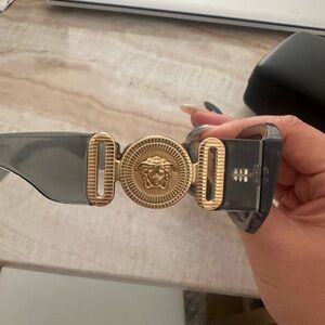 Versace Gray Biggie Sunglasses